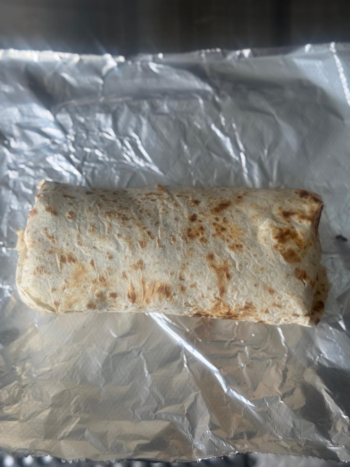 Burrito con carne asada