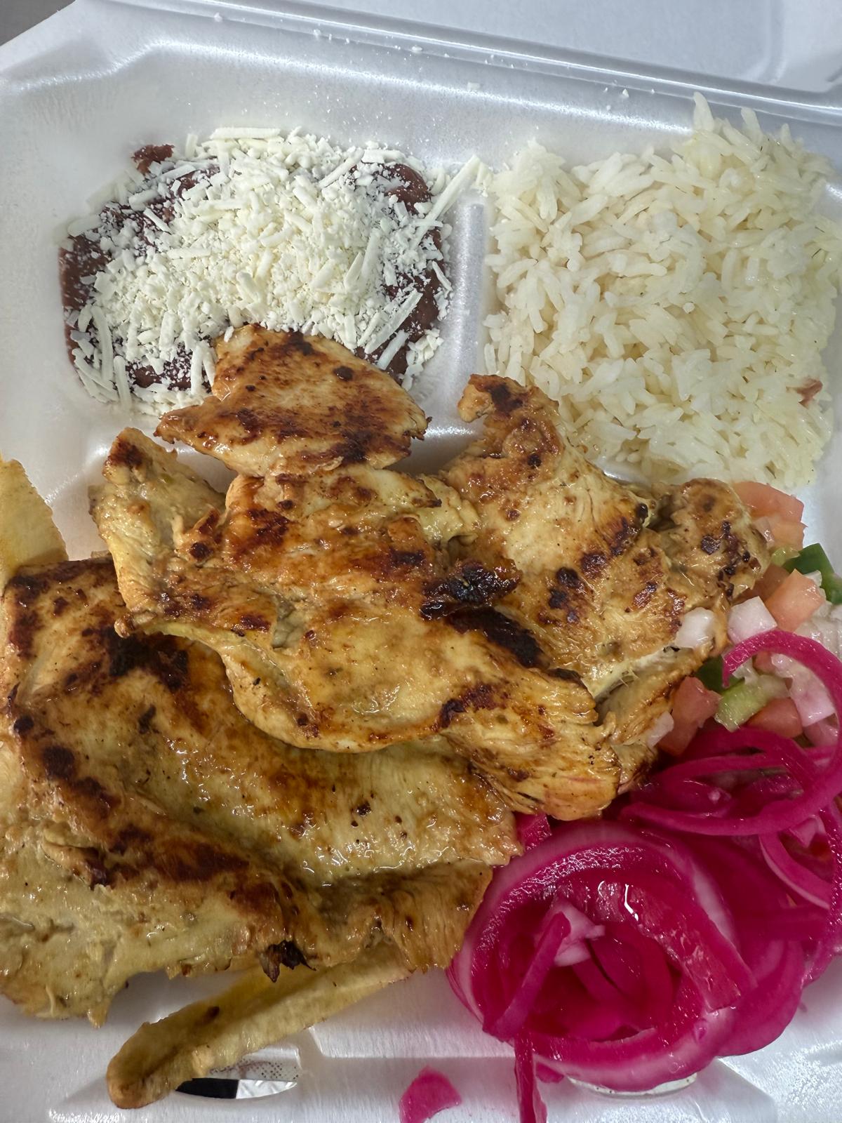 Pollo a la plancha